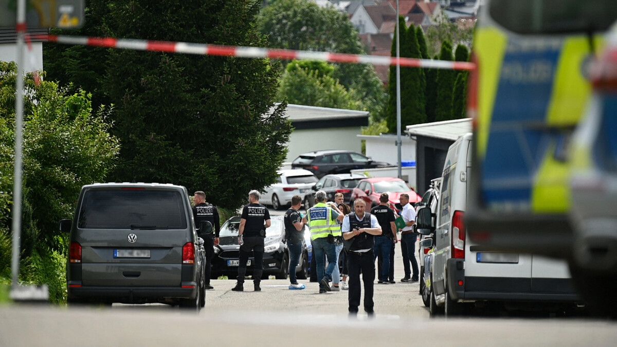 Die Polizei hatte den Einsatzort großflächig abgesperrt. AFP