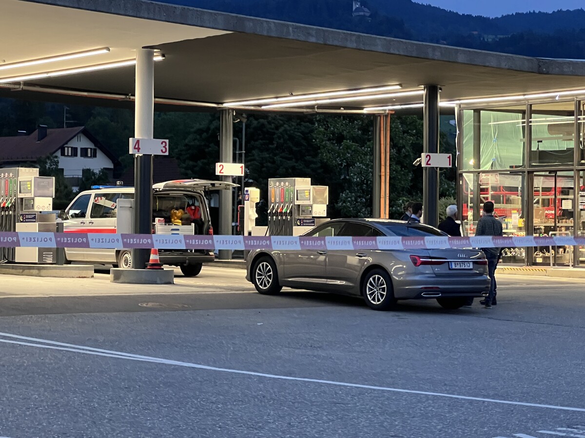 Die Polizei war in Hörbranz vor Ort. Die Fahndung wurde sofort eingeleitet. Vol/Vlach