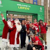 Drei Nikoläuse aus dem Ländle