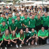 Fußballgaudi beim Käsesommerauftakt