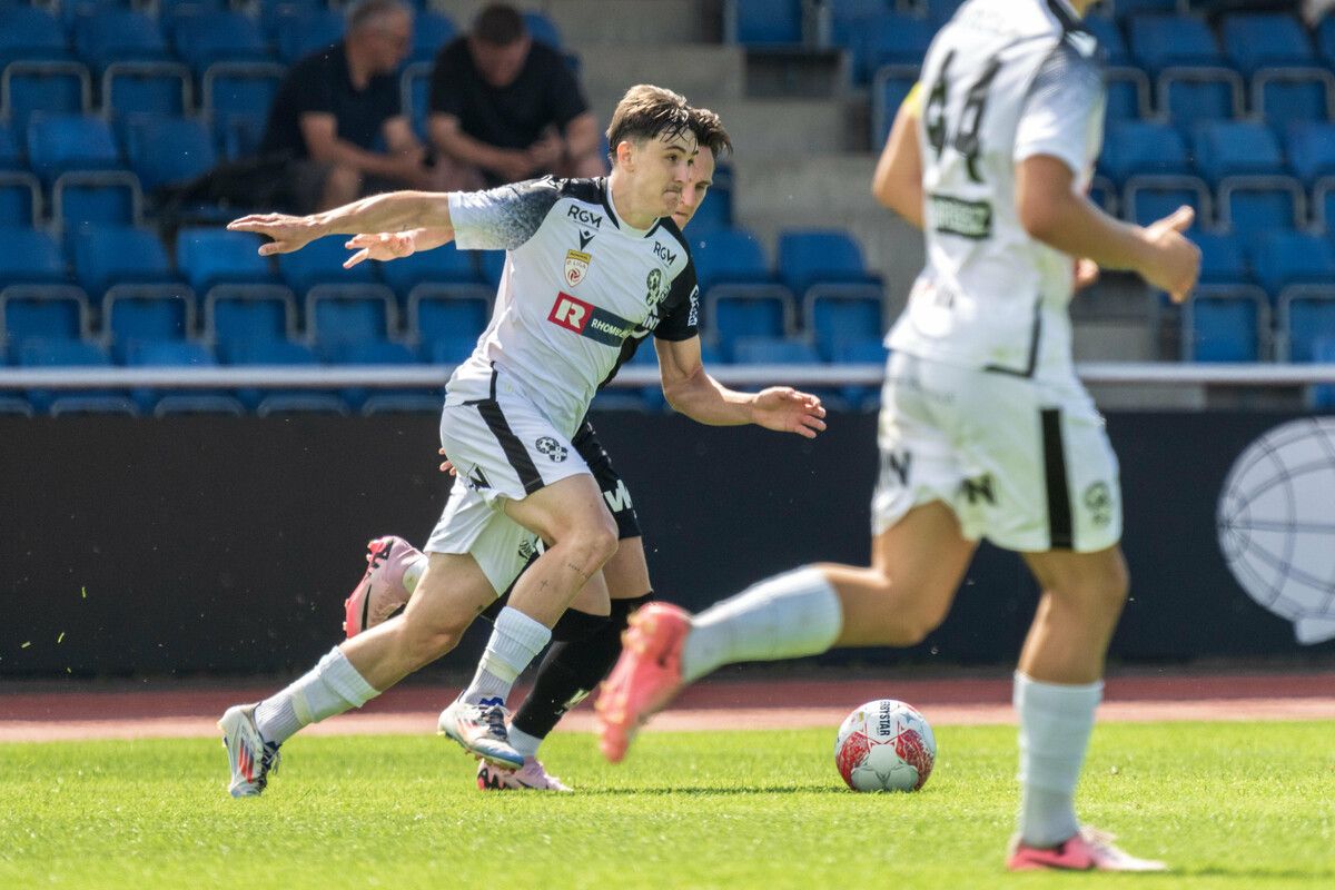Erstes Pflichtspiel, erster Treffer für Bregenz-Neuzugang Jan Stefanon. stipl
