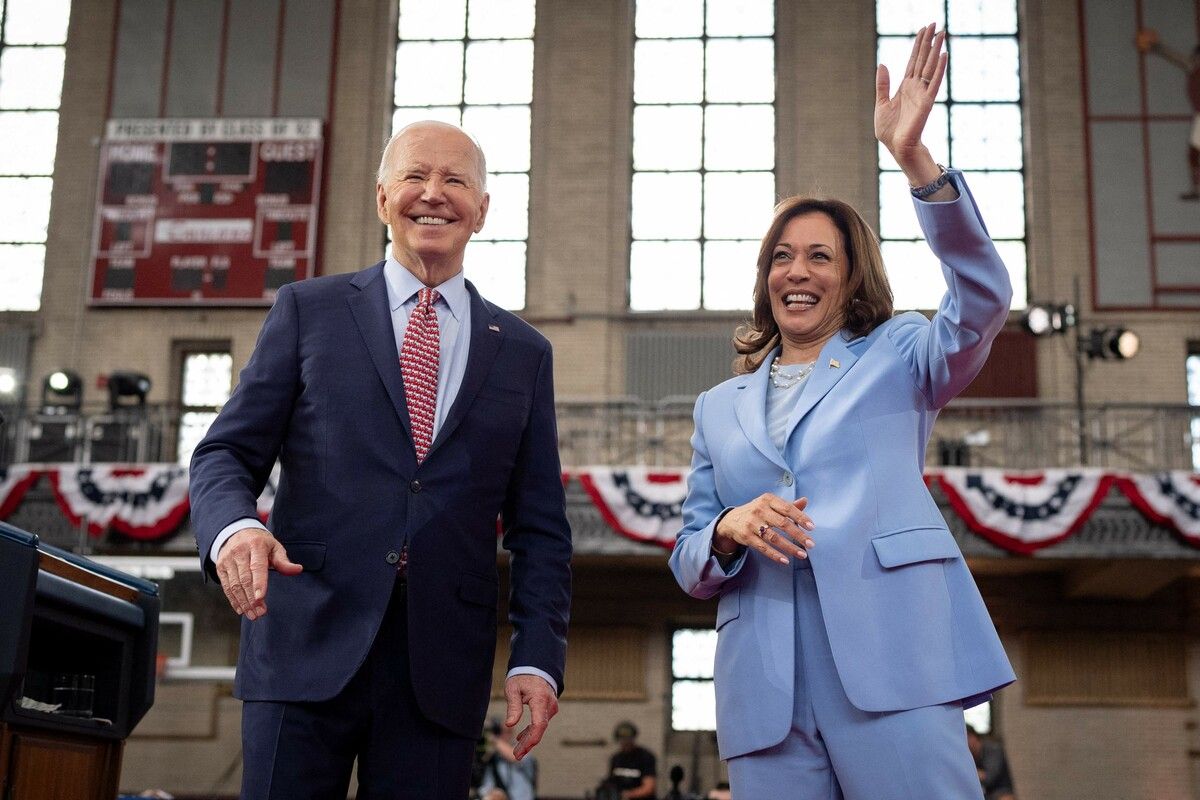 Es wird diskutiert, ob Biden fit genug ist. Harris könnte laut Insidern übernehmen.AFP