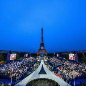 Paris feiert olympische Wasserparty