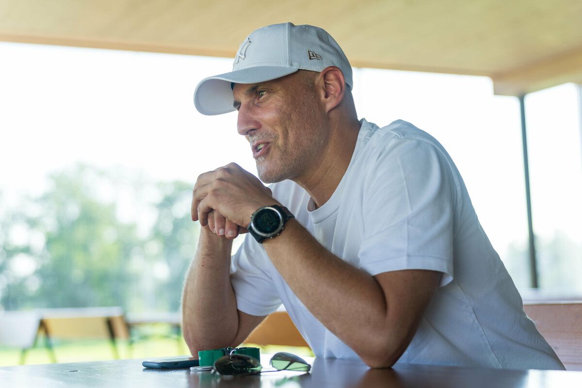 Führte den FC Lauterach in die Westliga und will nun mit einer Mannschaft mit vielen Eigenbauspielern bestehen: Coach Daniel Sereinig.VN-Stiplovsek