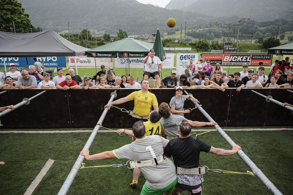Fußball und Party sorgten drei Tage lang in Nenzing für ausgelassene Stimmung.verein