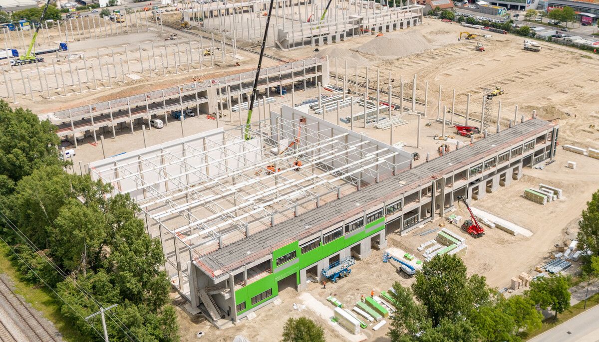 Goldbeck Rhomberg errichtet im Nordosten von Wien einen Business Park für die MLP Group. Goldbeck Rhomberg