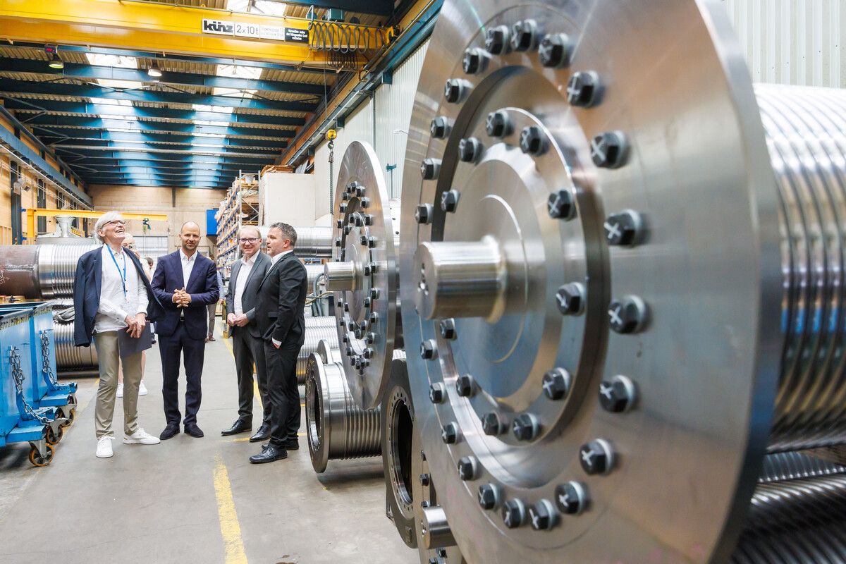 Die Künz GmbH aus Hard wurde mit dem Industrie-Exportpreis 2024 in Gold durch die Wirtschaftskammer Österreich ausgezeichnet. VLK/Hofmeister