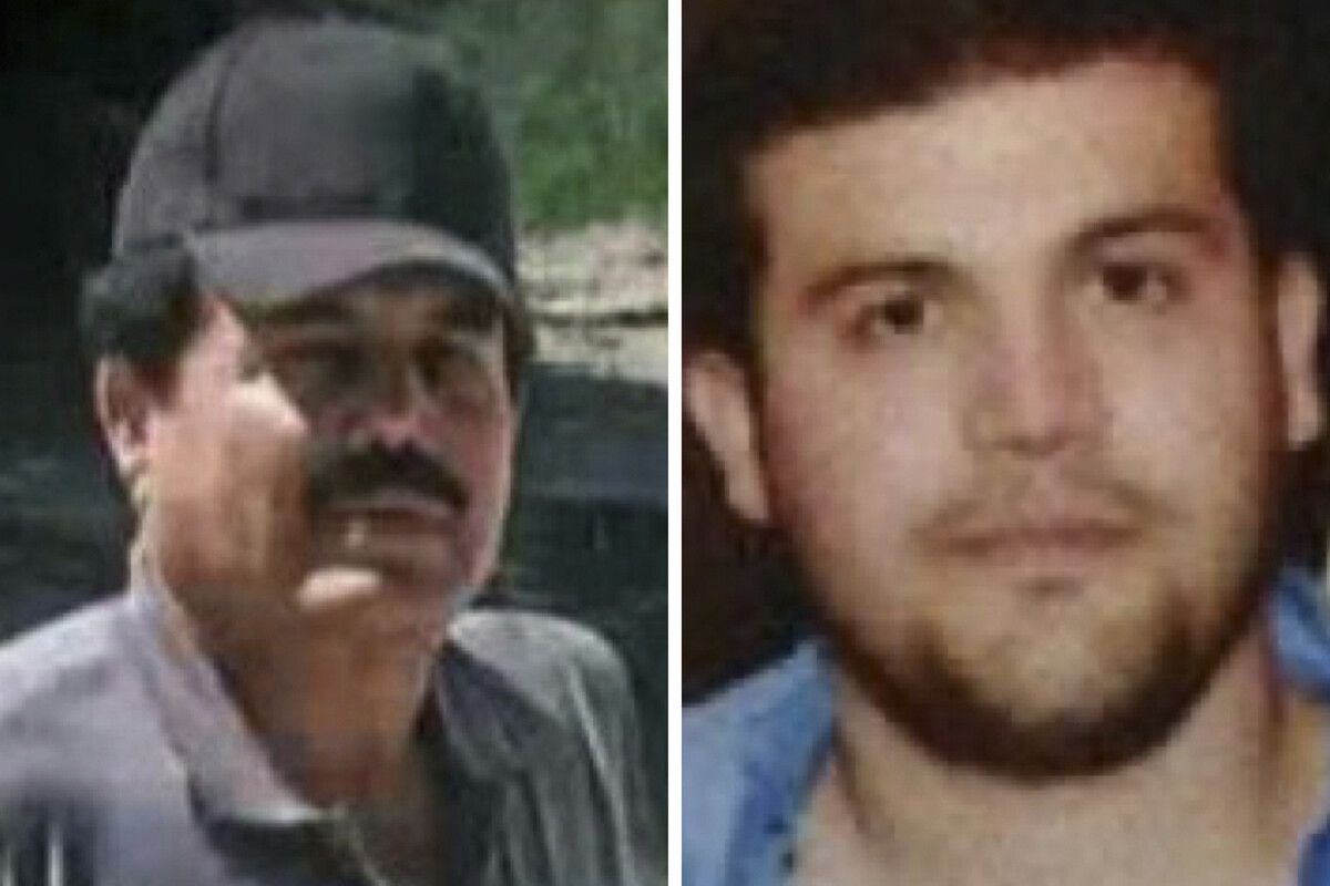 Kartellmitgründer „El Mayo“ (l.) und der Sohn von „El Chapo“ wurden verhaftet.  AP