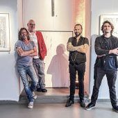 Vier Künstler in sieben Stunden