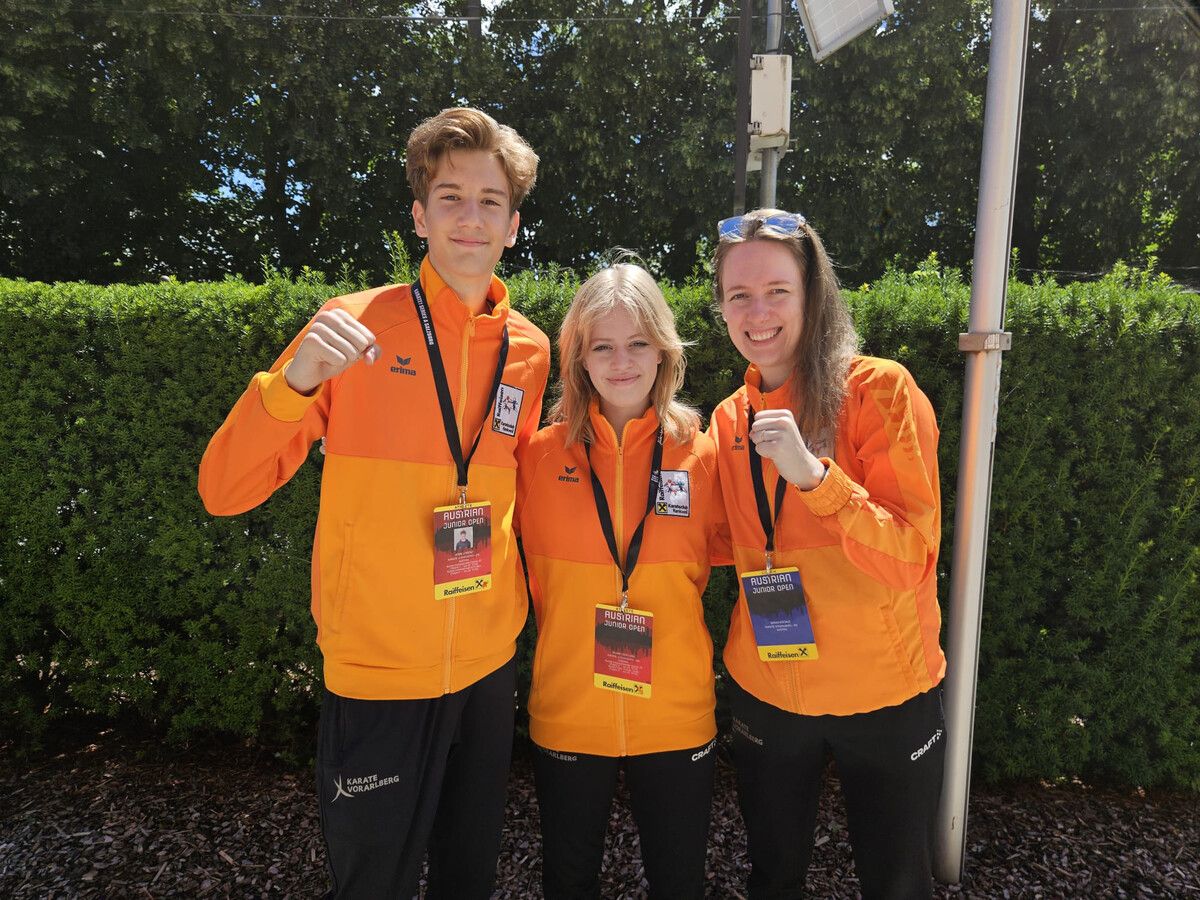 Lorenz Jenni, Lara Schnetzer und Sarah Köchle.KC