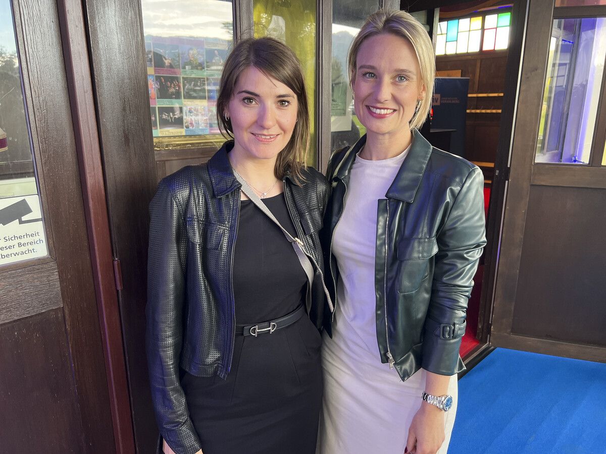 Maresa Hoffmann und Julia Brauchle (Zumtobel Group).