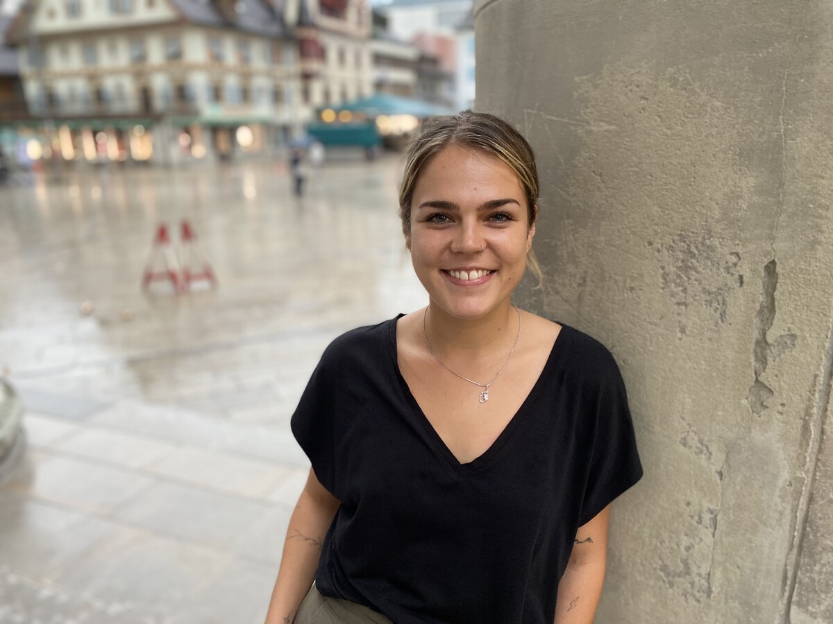 Marina Greber berichtet von Ungewissheit während des Polizeieinsatzes.VN/RAUCH