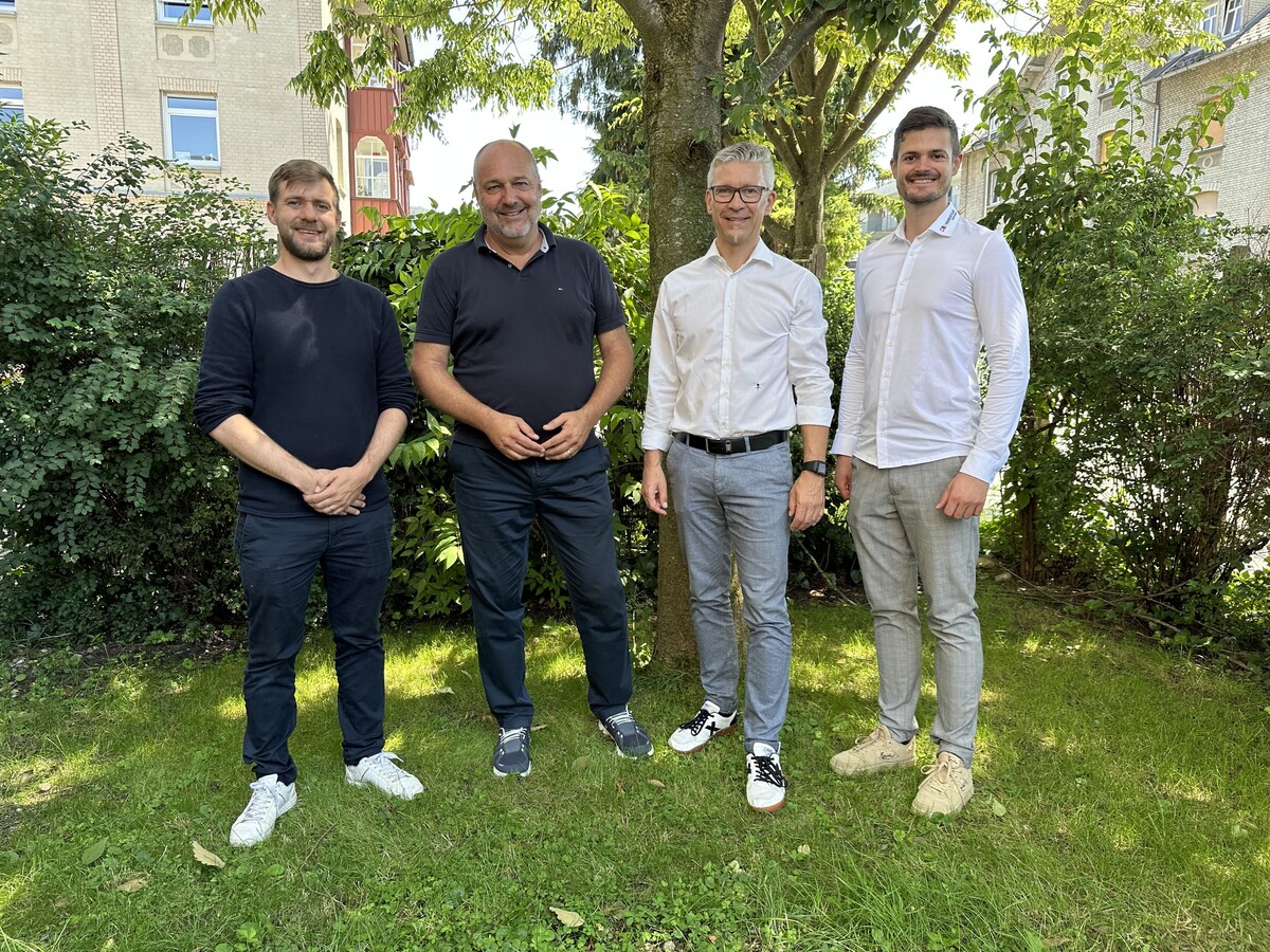 Markus Meusburger (v. l.), Wolfgang Arming, Thomas Schöpf und Hannes Wultschnig präsentierten aktuelle Initiativen.