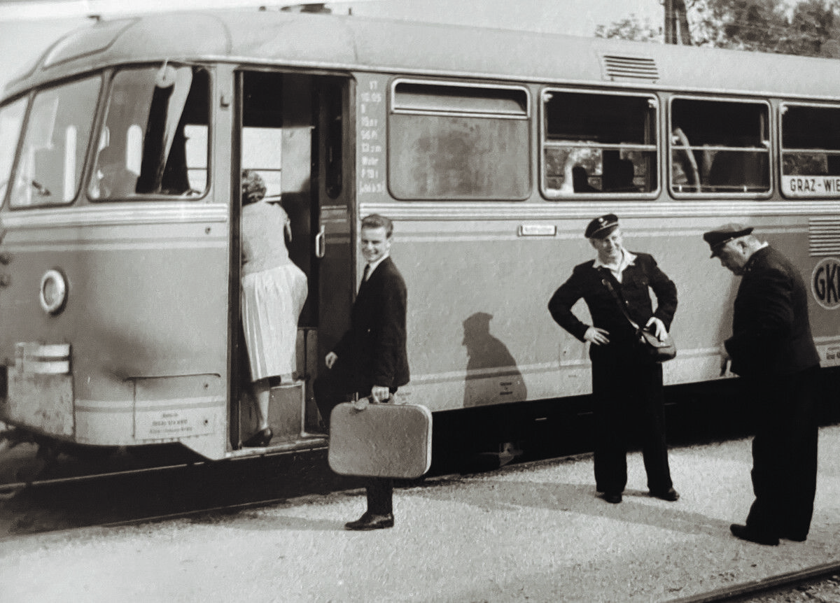 Mit dem Koffer und ohne Rückfahrkarte stieg Johann Haumer im Sommer 1962 in den Zug nach Vorarlberg ein.