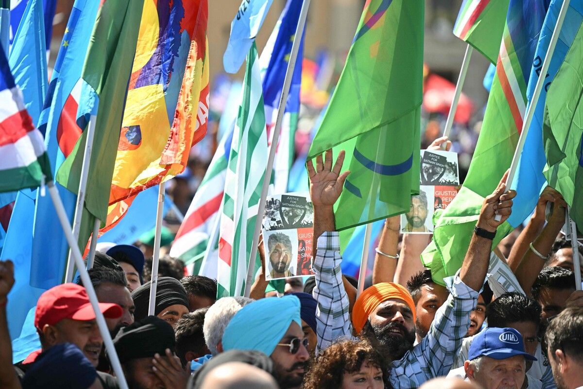 Nach dem Tod eines indischen Erntehelfers im Juni kam es zu heftigen Protesten. AFP
