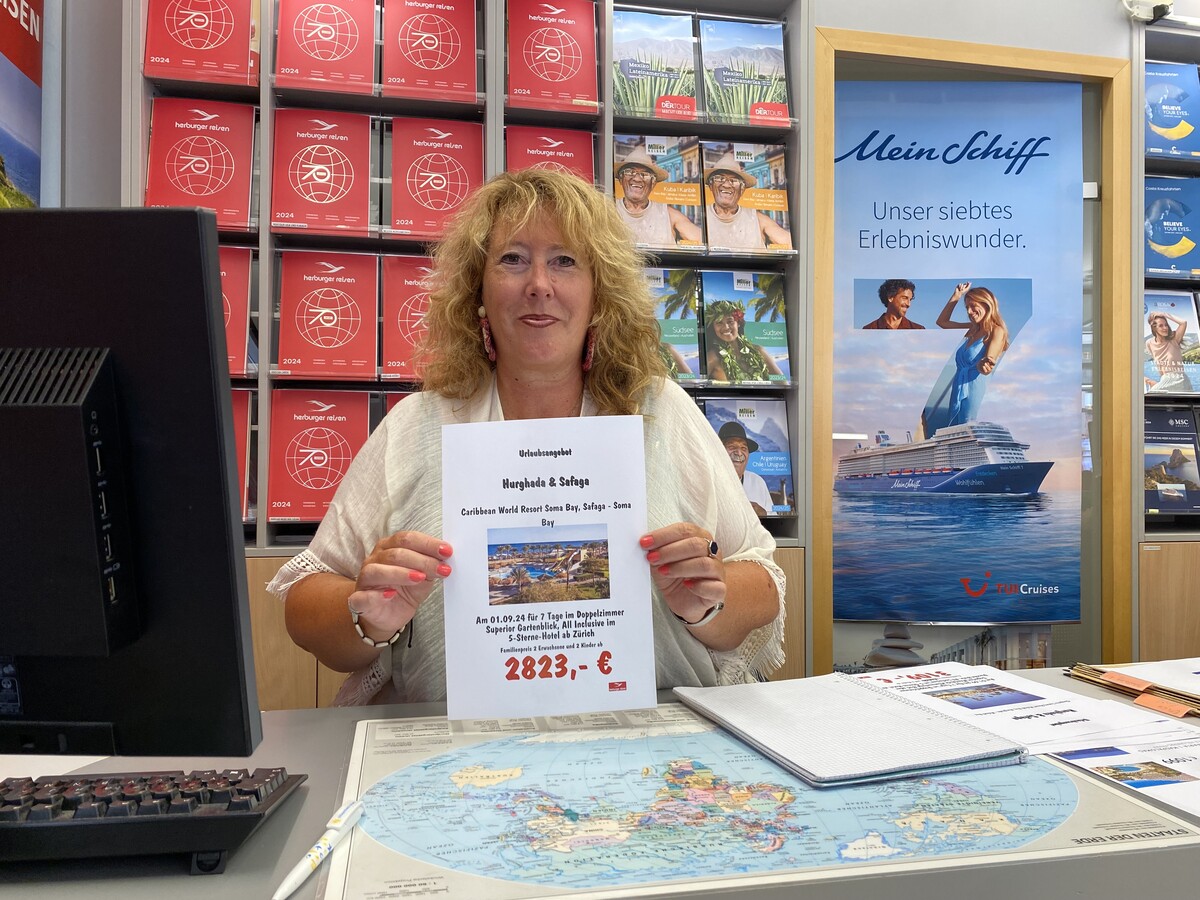 Simone Emlich von Herburger Reisen ist sich sicher, dass jeder ein Angebot finden kann. pem