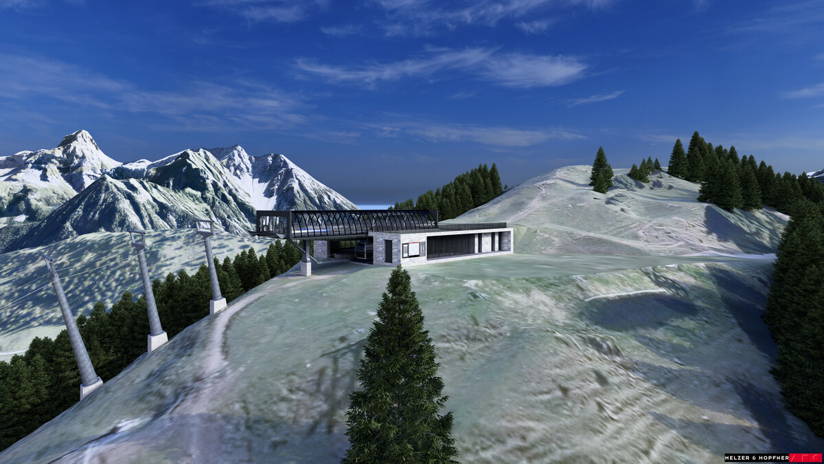 So soll die neue Loischkopfbahn aussehen.⇒ bergbahnen brandnertal