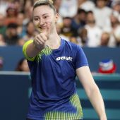 Im Viertelfinale gegen Olympiasiegerin
