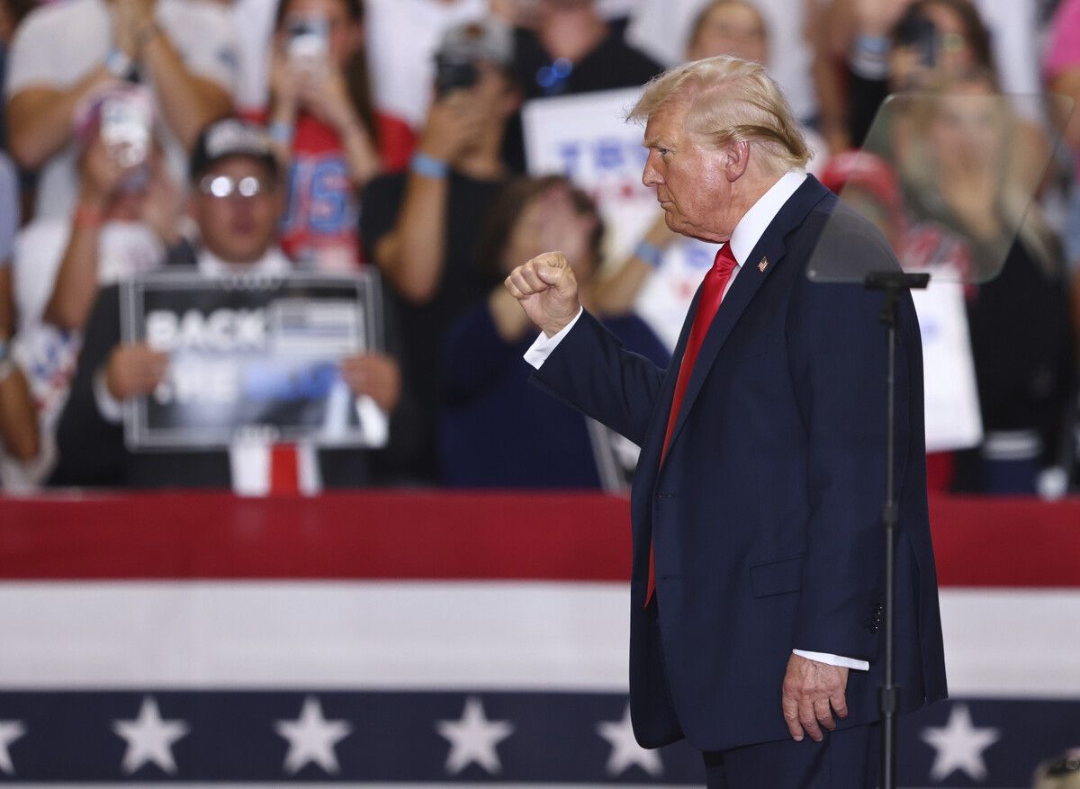 Trump sorgt mit seinen Aussagen immer wieder für Aufregung.AP