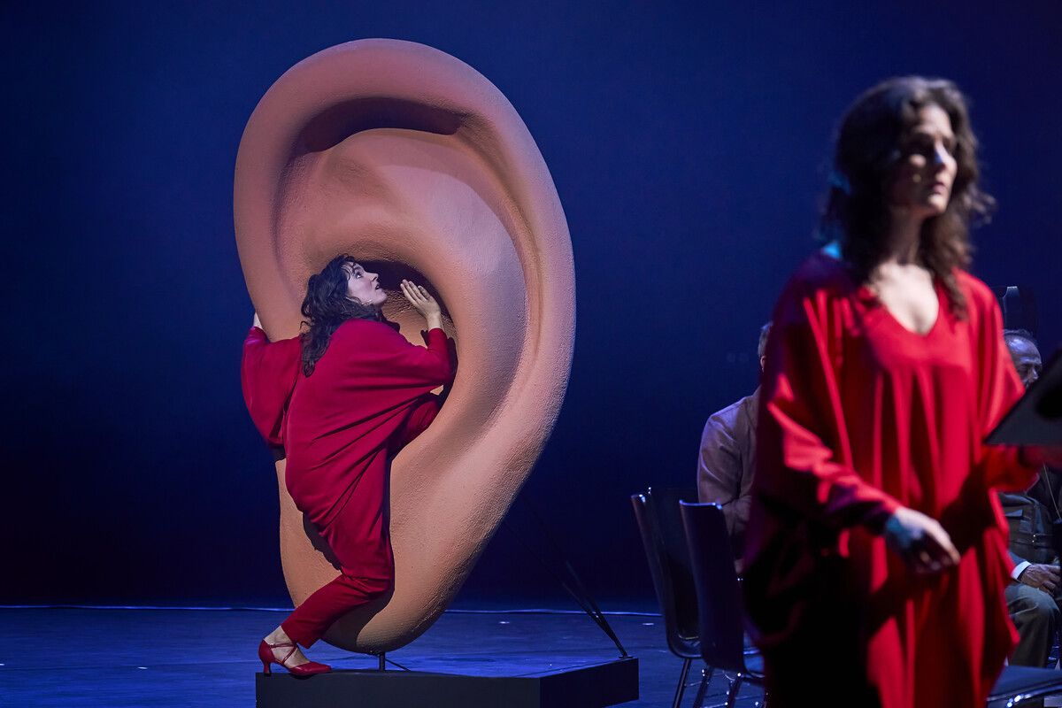 „Unmögliche Verbindung“ ist ein Auftragswerk der Bregenzer Festspiele und des Ensemble Modern. Köhler/BF