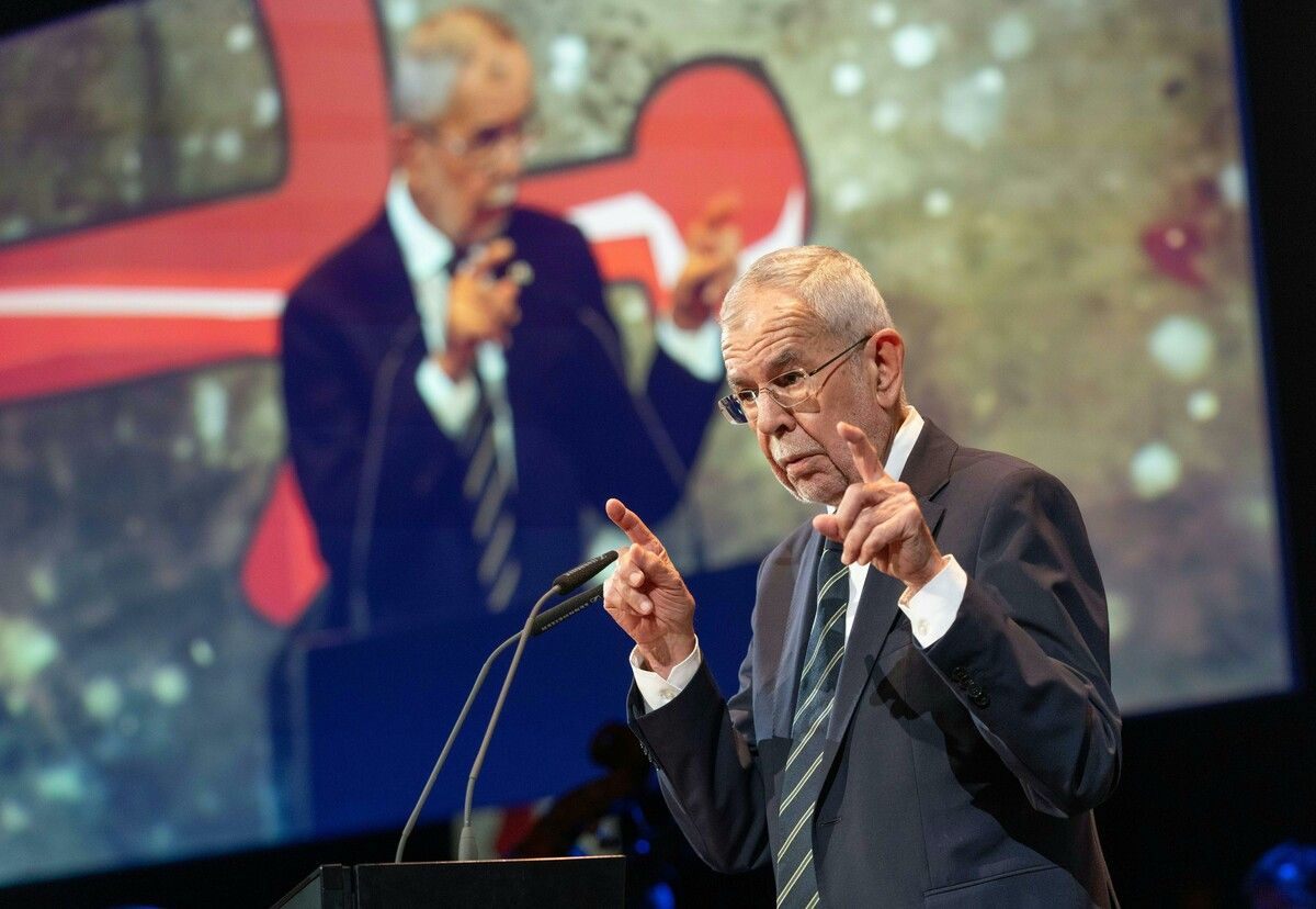 Van der Bellen wird auch heuer wieder seine Rede mit viel Pfeffer servieren. APA
