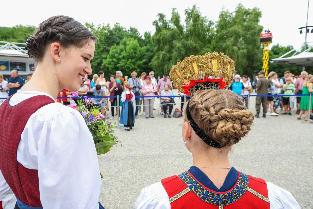 Vanessa kurz vor ihrem großen Auftritt.