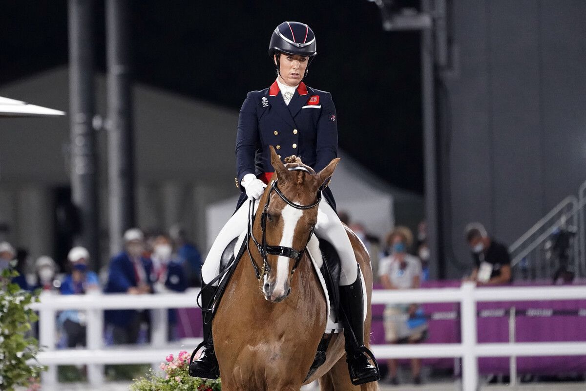 Vorläufig suspendiert ist die dreifache Olympiasiegerin Charlotte Dujardin.ap