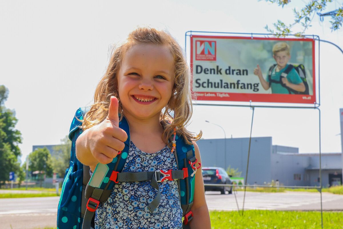 Aufgepasst! Bald beginnt das neue Schuljahr. ⇒VN/Steurer