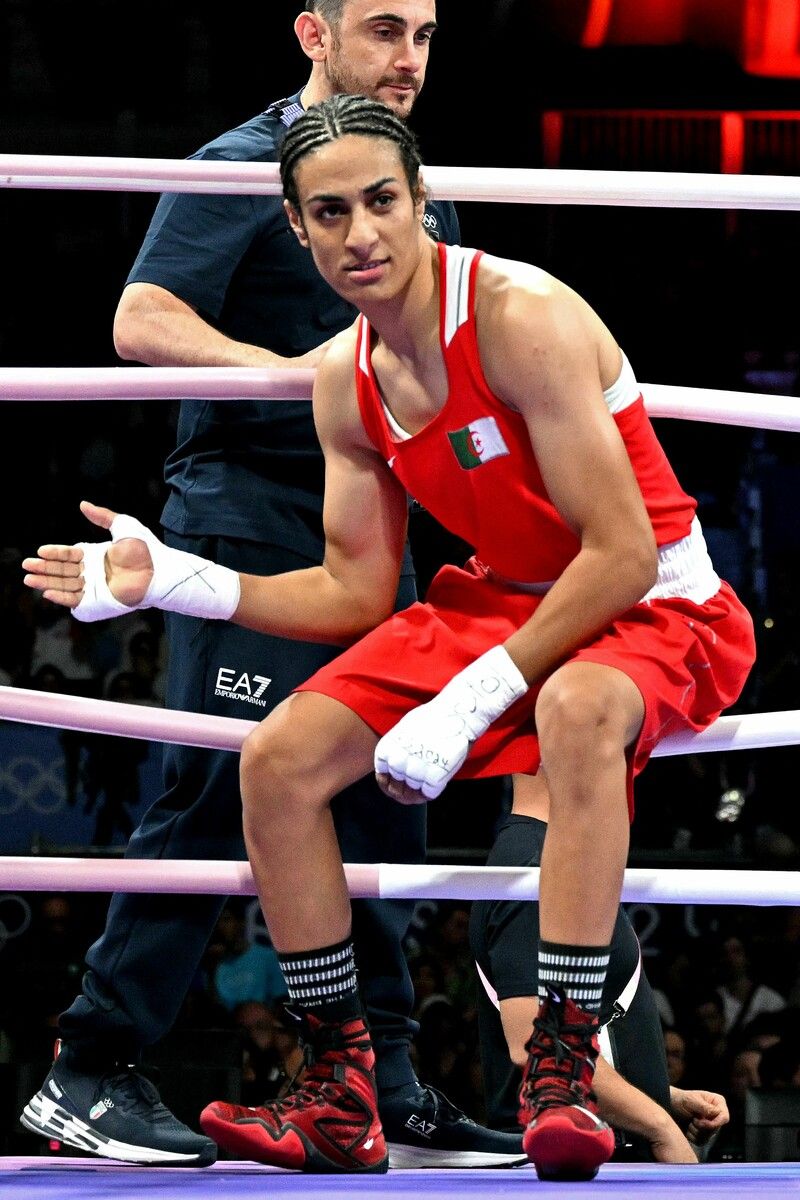 Bei der WM 2023 disqualifiziert, in Paris siegreich: Imane Khelif.APA
