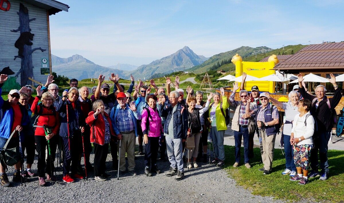 Bei Kaiserwetter durften wir die Wanderfreunde zum 29. Landeswandertag am Sonnenkopf begrüßen.⇒Verein VORARLBERG 50plus