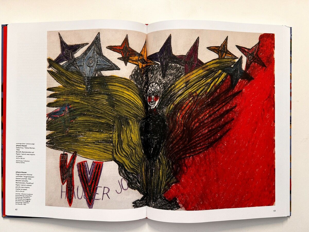 Das Buch „art from / kunst aus gugging” bietet einen umfassenden Einblick in die Welt der Gugginger Künstlergemeinschaft. ⇒museum gugging/Residenz Verlag (2)