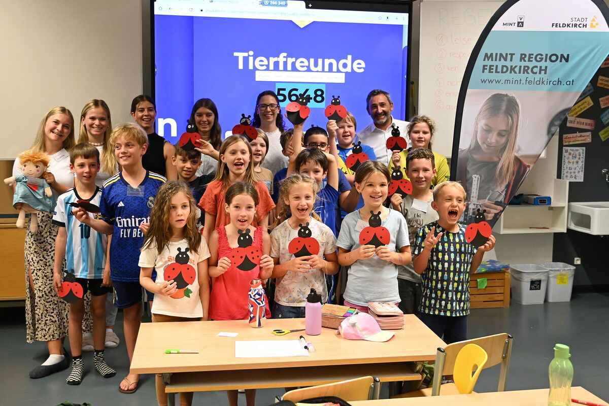 Die Lernwoche soll Schüler spielerisch für MINT-Fächer begeistern.⇒Stadt Feldkirch