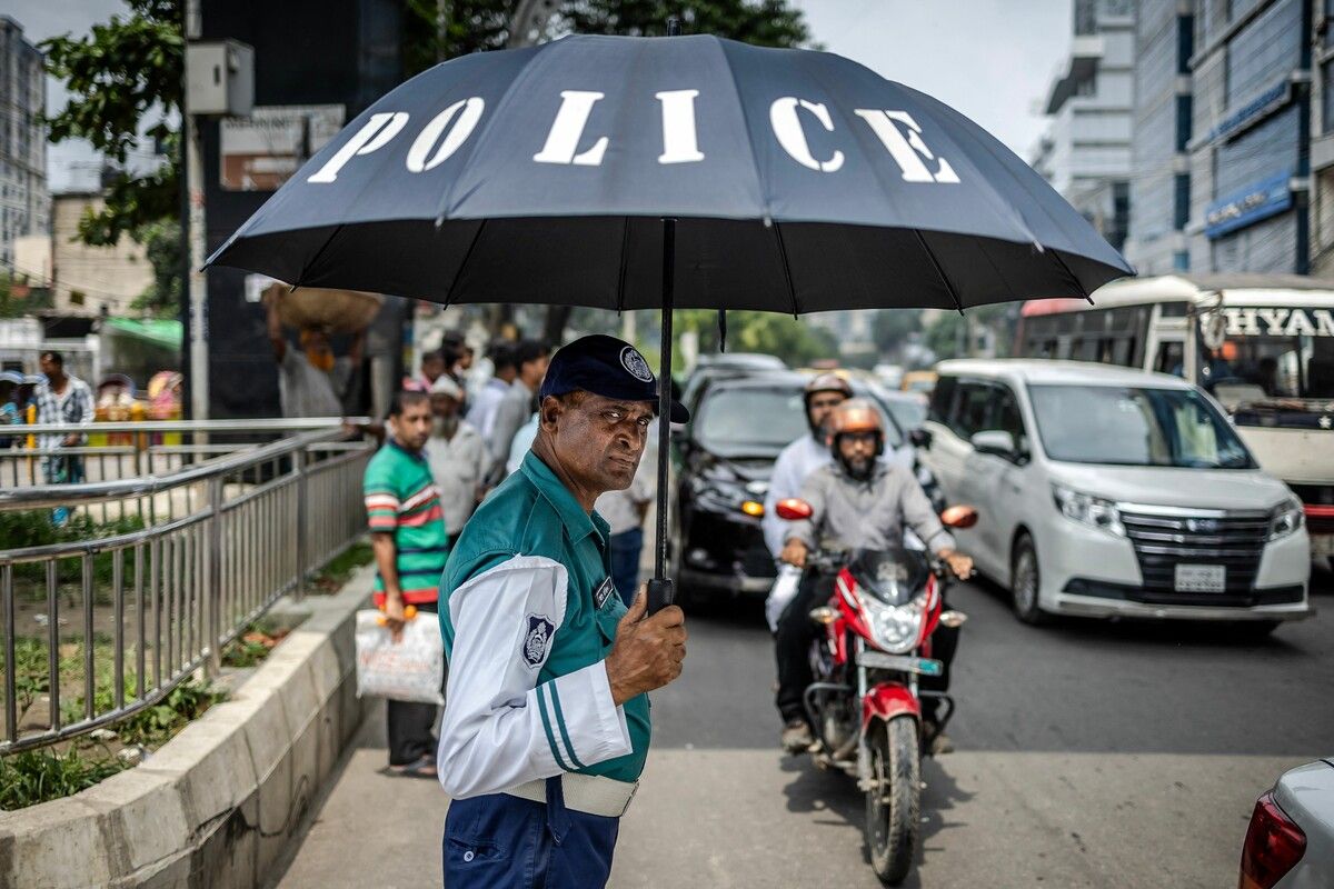 Die Polizei in Bangladesh hat aufgrund eines Treffens der Übergangsregierung in Dhaka ihren Streik abgebrochen. AFP