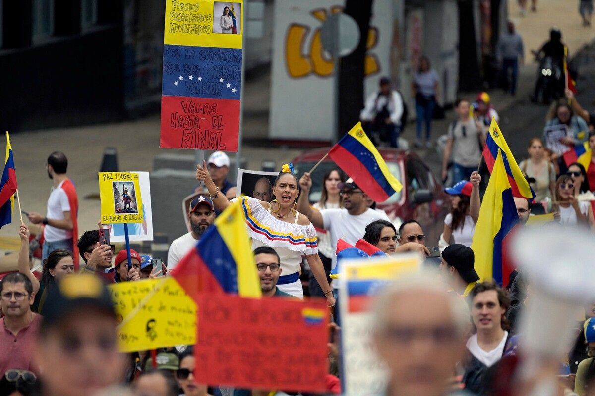 Die umstrittene Präsidentschaftswahl sorgte in Venezuela für Proteste.⇒AFP
