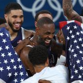 NBA-Stars feierten Gold ausgelassen