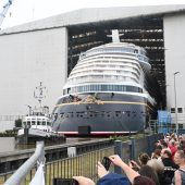 Applaus für Schiff