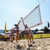 Perfektes Beachvolleyball-Wetter