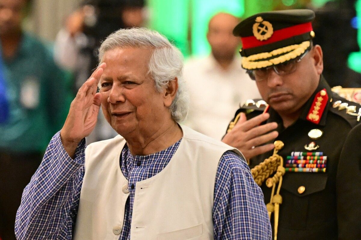 Friedensnobelpreisträger Muhammad Yunus wird die Übergangsregierung in Bangladesch leiten. Zuletzt kam es zu Massenprotesten im Land. AFP