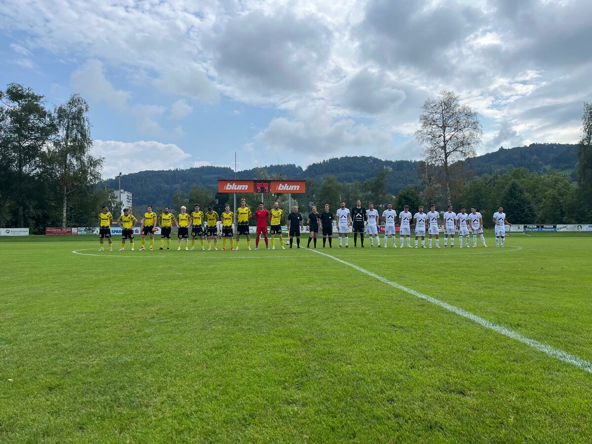 Im ersten Heimspiel der neuen Saison unterlag Höchst dem FC Andelsbuch. ⇒Phillip Plesch