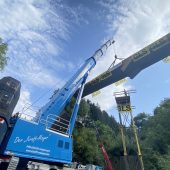Eine neue Brücke über das Galgentobel
