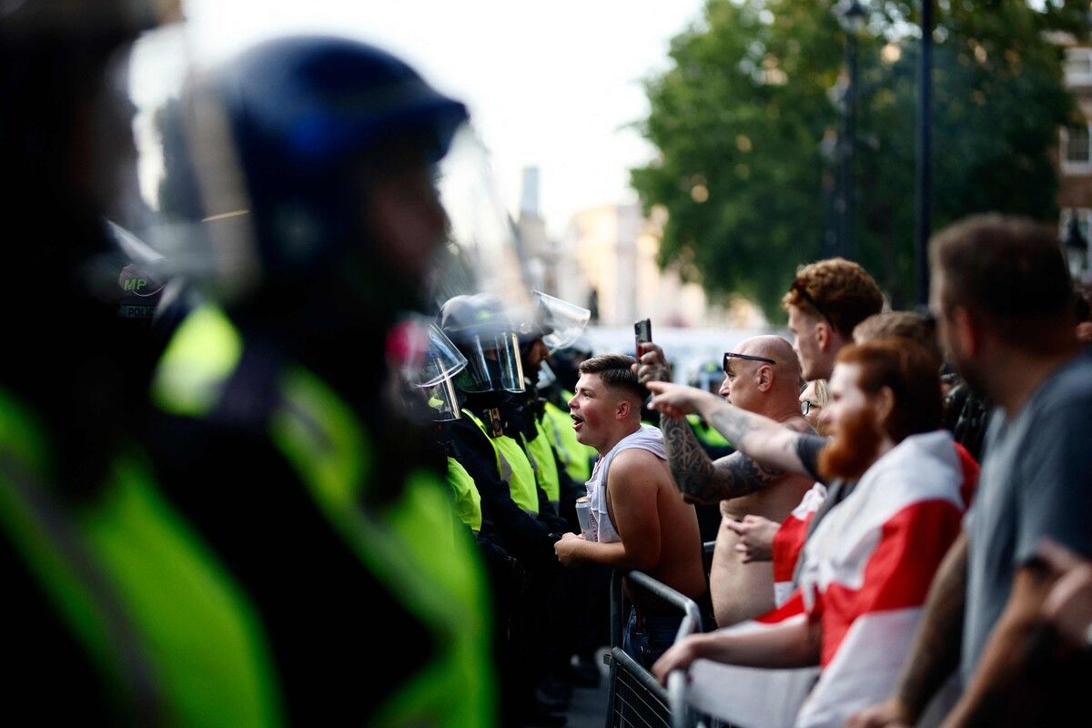 In London wurden mehr als 100 Randalierer festgenommen. AFP