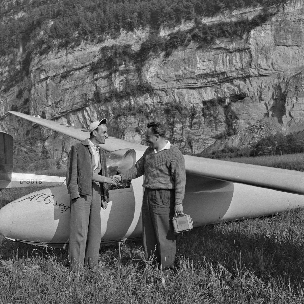 Internationales Segelfliegertreffen im Jahre 1959.