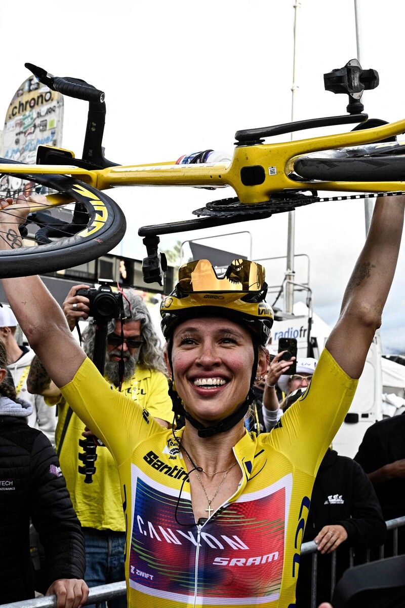 Katarzyna Niewiadoma feierte den größten Triumph ihrer Karriere. ⇒Apa