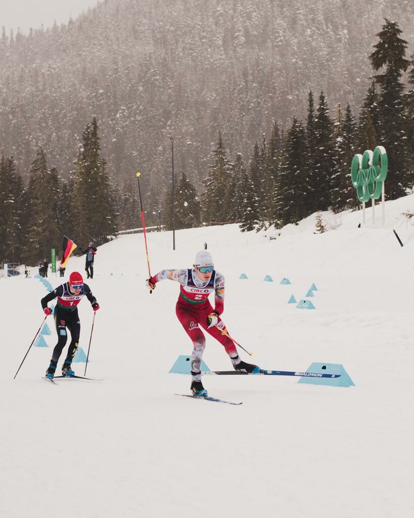 Kilian Gütl holte 2023 in der Mixed-Staffel Gold bei der Junioren-WM in Kanada.⇒VN