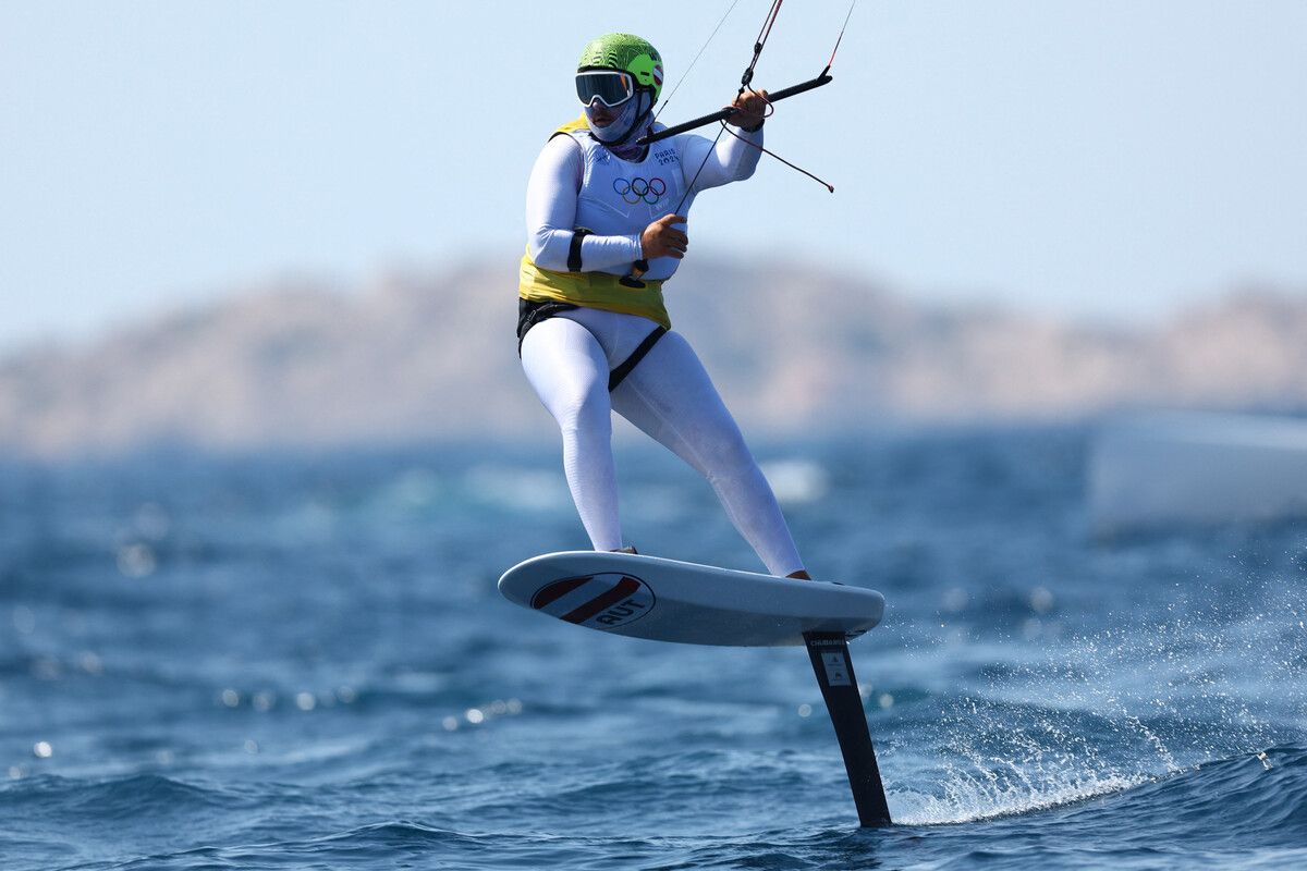 Kitesurfer Valentin Bontus greift nach der nächsten ÖOC-Medaille in Paris.⇒GEPA
