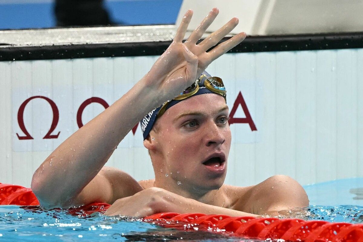 Leon Marchand gewann bereits viermal Gold bei den Spielen in Paris.APA