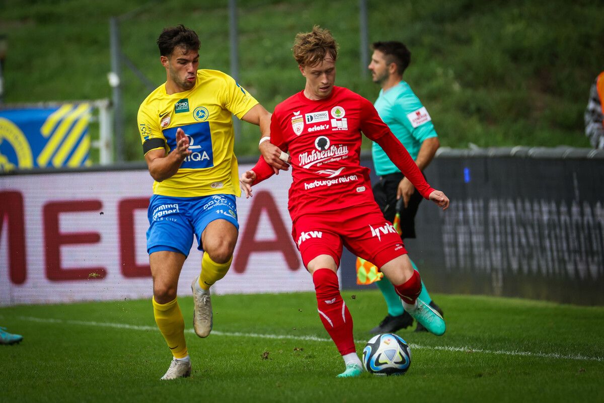 Letzte Saison noch in Dornbirn, trifft Samuel Mischitz heute auf den Ex-Klub.⇒gepa