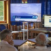 Im Heimathafen wurde mitgefiebert