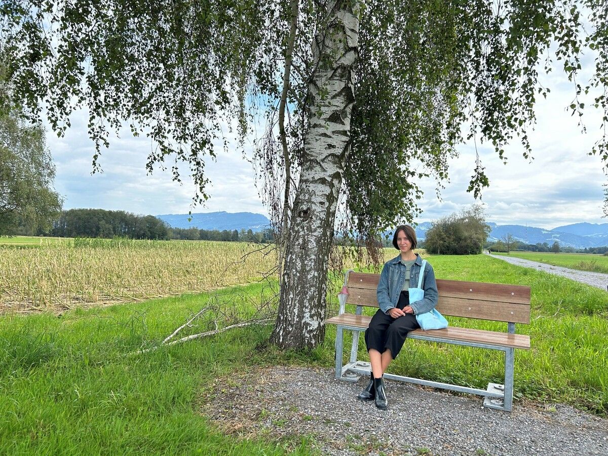 Maya Merten ist naturverbunden und hält sich gerne im Schweizer Ried in Lustenau auf. VN/Gunz
