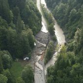 Heftige Unwetter in Salzburg und Tirol